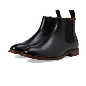 Florsheim Rucci Plain Toe‎ Gore Boots, Black, Size 11W, NIB